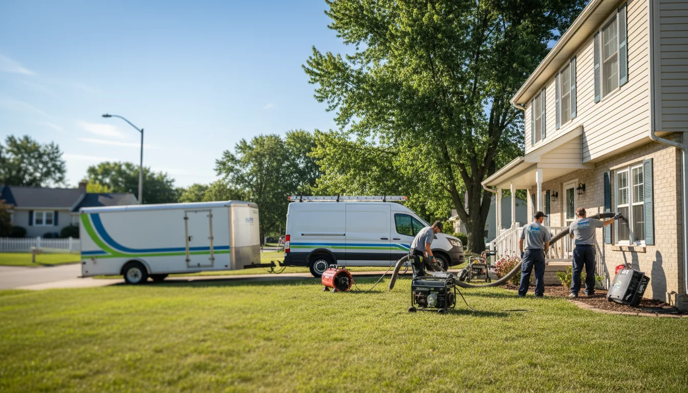 Flooded Basement Restoration And Cleanup With Repair in Republican City, NE near me